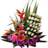 Arreglo Floral Rosas Y Heliconias