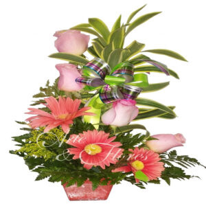 Arreglo Floral Rosas y Gerberas | Arte & Flores