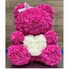 Oso de rosas corazón