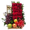 Arreglo floral Con Frutas y chocolates Cali