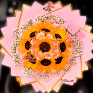 Bouquet girasol elegante