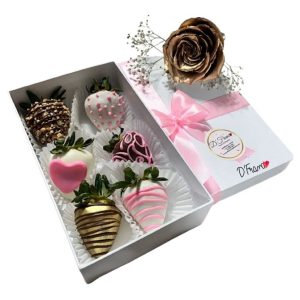 Fresas con chocolate en cali