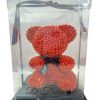Oso de perlas Cali Rojo