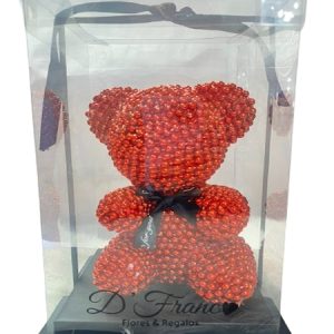 Oso de perlas Cali Rojo