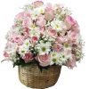 Arreglo floral en canasta lindo