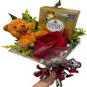 Bouquet lindo peluchito Cali