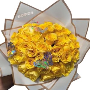Bouquet de rosas amarillas Cali