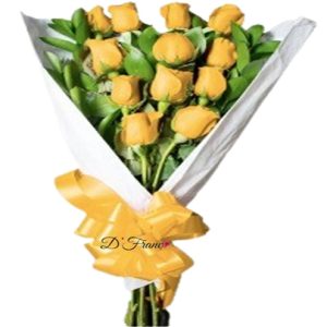 Bouquet de rosas amarillas Cali