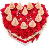 Caja de rosas Y fresas con chocolate Cali