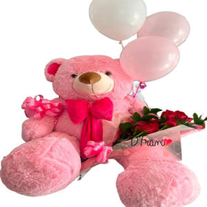 Oso de Peluche Rosado