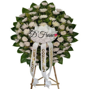 funebre de margaritas Blancas