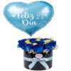 Arreglo de Rosas Azules con Chocolates